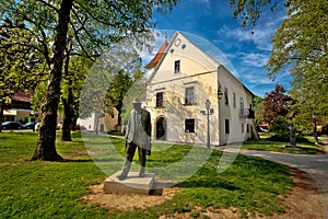 Samobor green park and old architecture