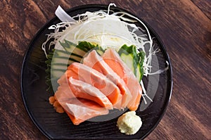 Samon fish japanase food