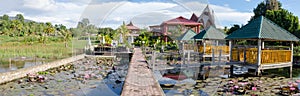 Samosir island in Lake Toba, Sumatra Indonesia