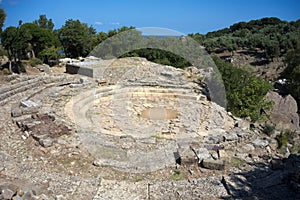 Samothraki island in Greece photo