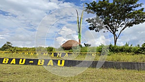 the hill area of ??the Samparona Kaisabu Buton camping hill, southeast Sulawesi photo