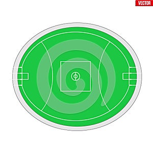 Sample Australian rules football field