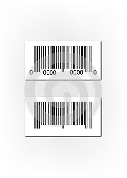 Sample Bar Codes For Scanning Icon Vector Illustration isolated