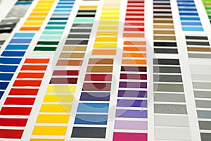 sample colors catalogue