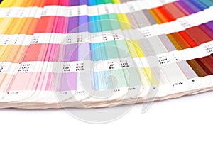 Sample colors catalogue