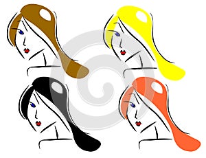 Sample haircolors