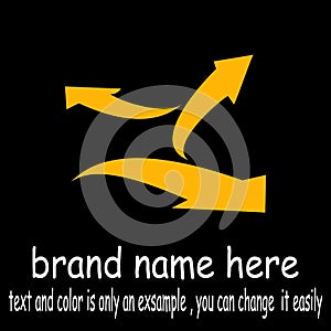 Circle arrow logo vector