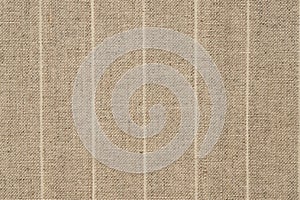 A sample of jacquard weave fabric made of wool and linen, textile texture