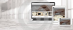 Sample responsive web design technology photo