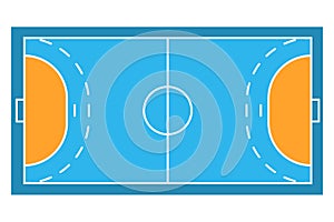 Sample sport field arens of Handball