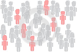 Human population case and control samples for association studies and clinical trials