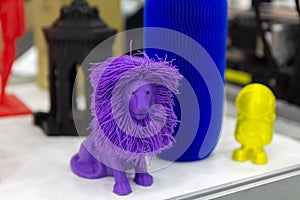 Samples made using 3D printing technology with high detail