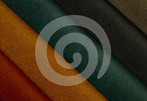 Samples of skin in different colors.