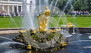 Samson fountain of the Grand Cascade