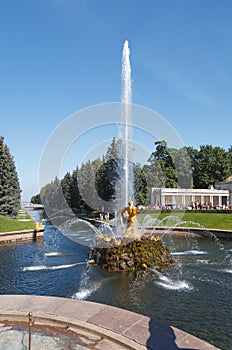 The Samson fountain