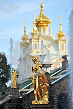 Samson Fountain, Russia