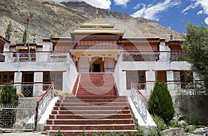 Samstanling Monastery in Nubra valley, Ladakh, India