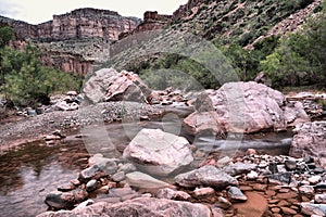 Cibola creek in Salt river Canyon Arizona photo