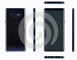 Samsung Galaxy note 9 smartphone