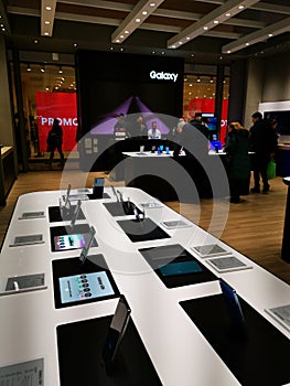 Samsung Galaxy stand at mall Afi Palace Cotroceni