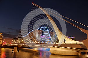 Samuel Beckett bridge. Dublin. Ireland