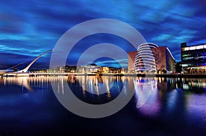 Samuel Beckett Bridge Dublin, Ireland