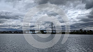 Samuel de Champlain bridge in Montreal, Quebec