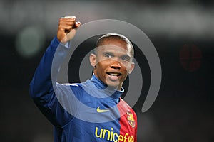 Samuel Eto'o Celebrating goal