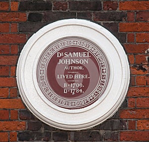 Samuel Johnson`s House