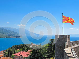 Samuel`s Fortress, with view of Orhid Macedonia