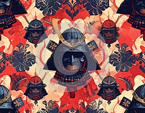 Samurai Helmet Pattern