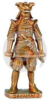 Samurai miniature statuette photo