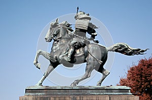 Samurai Riding Horse photo