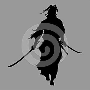Samurai silhouette