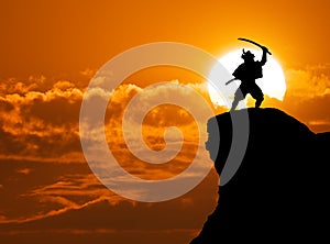 Samurai on top photo