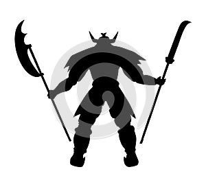 Samurai warrior design