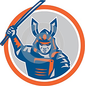 Samurai Warrior Katana Sword Circle