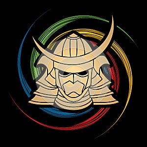 Samurai warrior mask