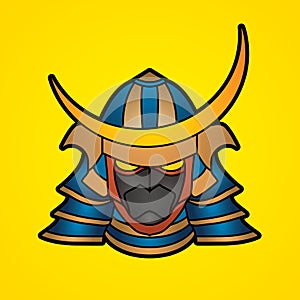 Samurai warrior mask