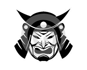 Samurai Warrior Mask Symbol