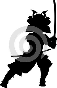 Samurai Warrior Silhouette