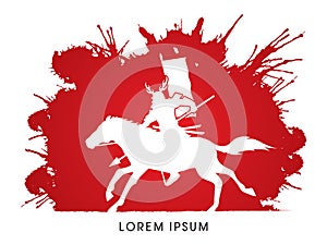 Samurai Warrior with Spear