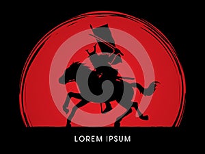 Samurai Warrior with Sword