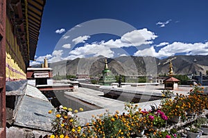 Samye Monastery near Tsetang in Tibet - China