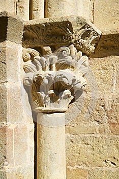 San Adrian Church detail in Pyrenees