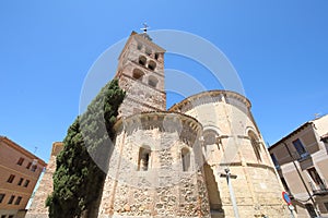 San Andes church old building Segovia Spain