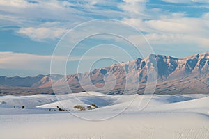 San Andreas Mountains at White Sands National Park