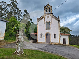 San Andres de Cuenya church, Nava municipality, Asturias, Spain photo