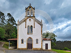 San Andres de Cuenya church, Nava municipality, Asturias, Spain photo