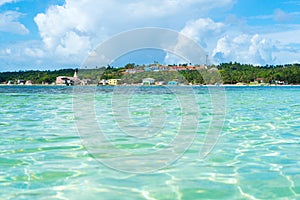 San Andres Island at the Caribbean in Colombia photo